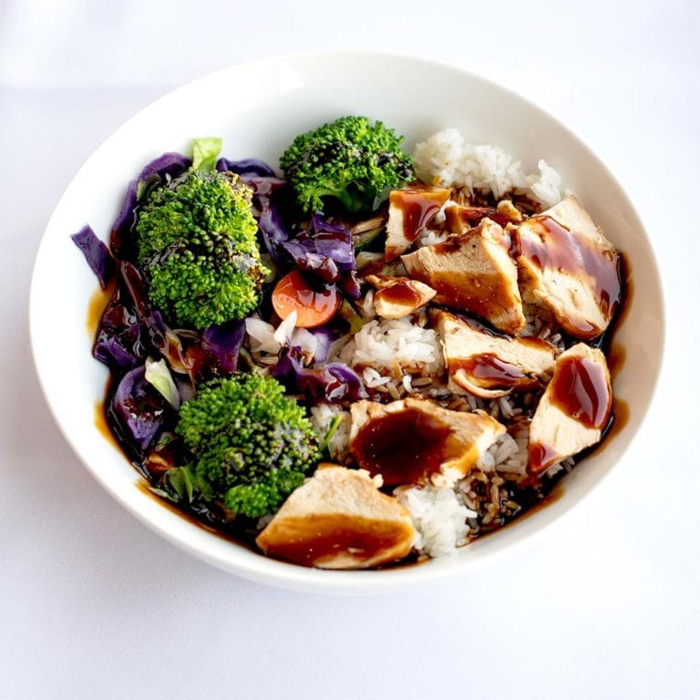 Teriyaki Bowl Crazy Bowls and Wraps