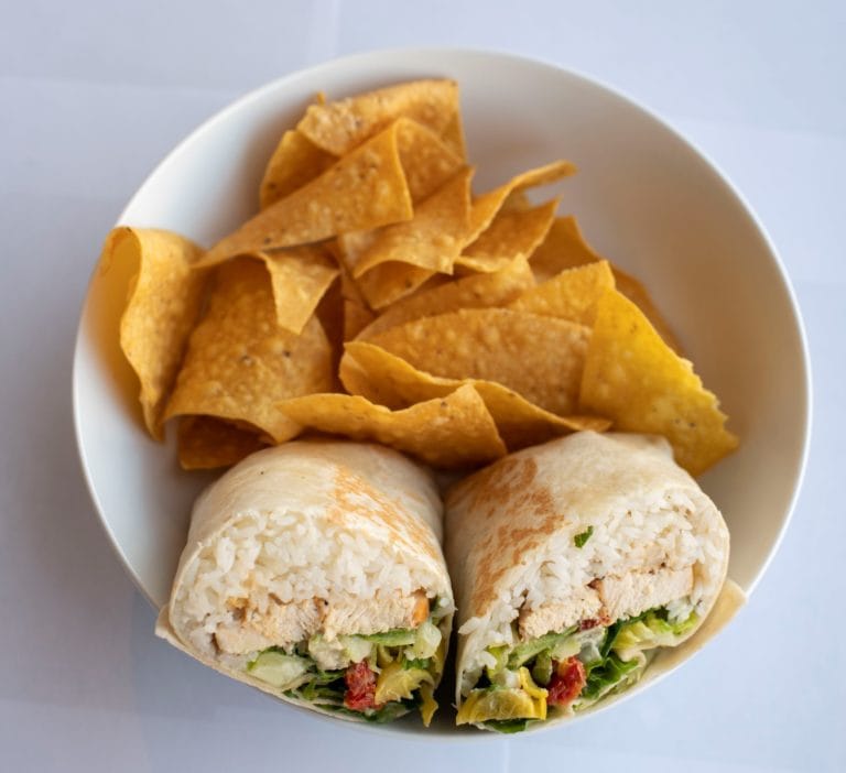 Mediterranean Wrap Crazy Bowls and Wraps