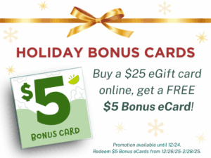 Holiday Bonus Cards