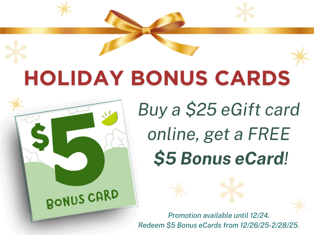 Holiday Bonus Cards